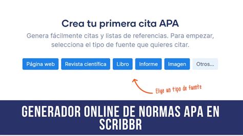 citas de internet|Formato APA con el Generador APA de Scribbr